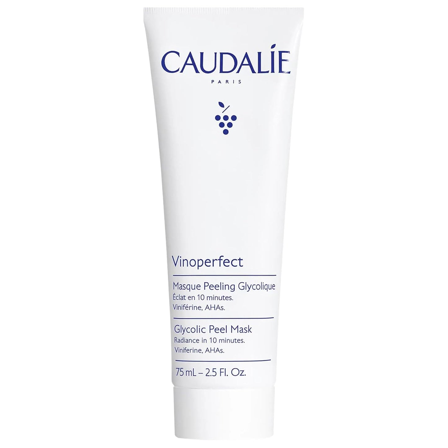 Illuminate Your Skin with Caudalie Viperfect Brightening Glycolic Peel Mask - 75Ml for Radiant, Even Complexion