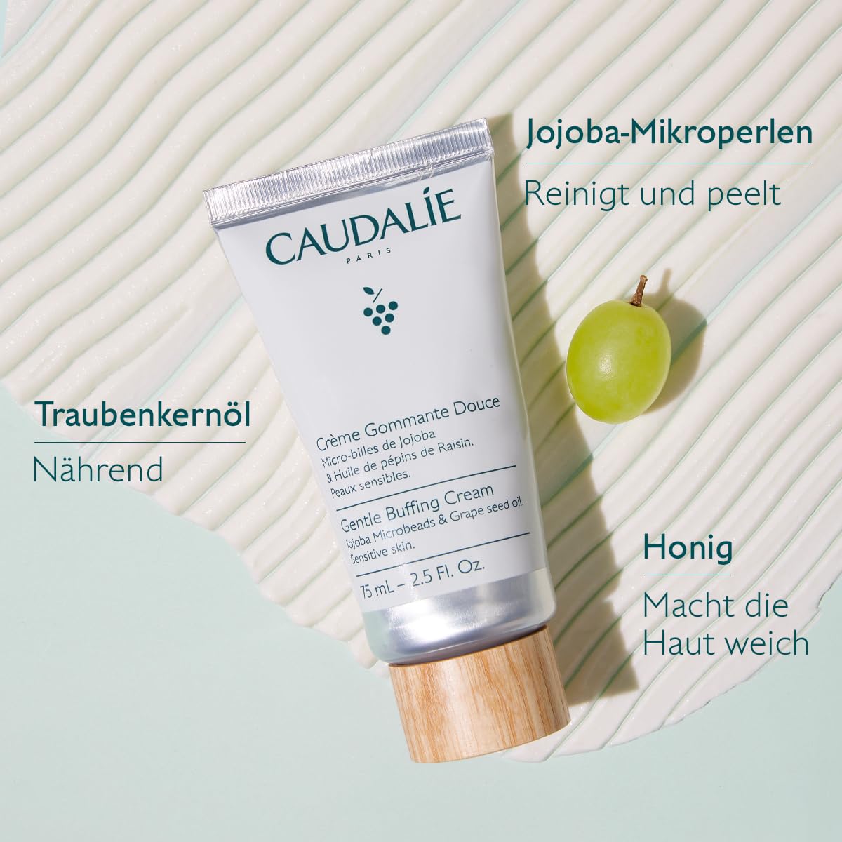 Revitalize Your Skin with Caudalie Viclean Gentle Buffing Cream - 2.5 Ounce