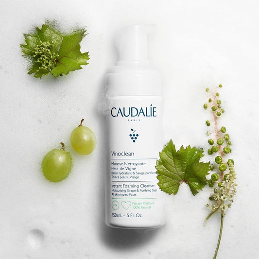 Revitalize Your Skin with Caudalie Viclean Instant Foaming Cleanser - 150Ml