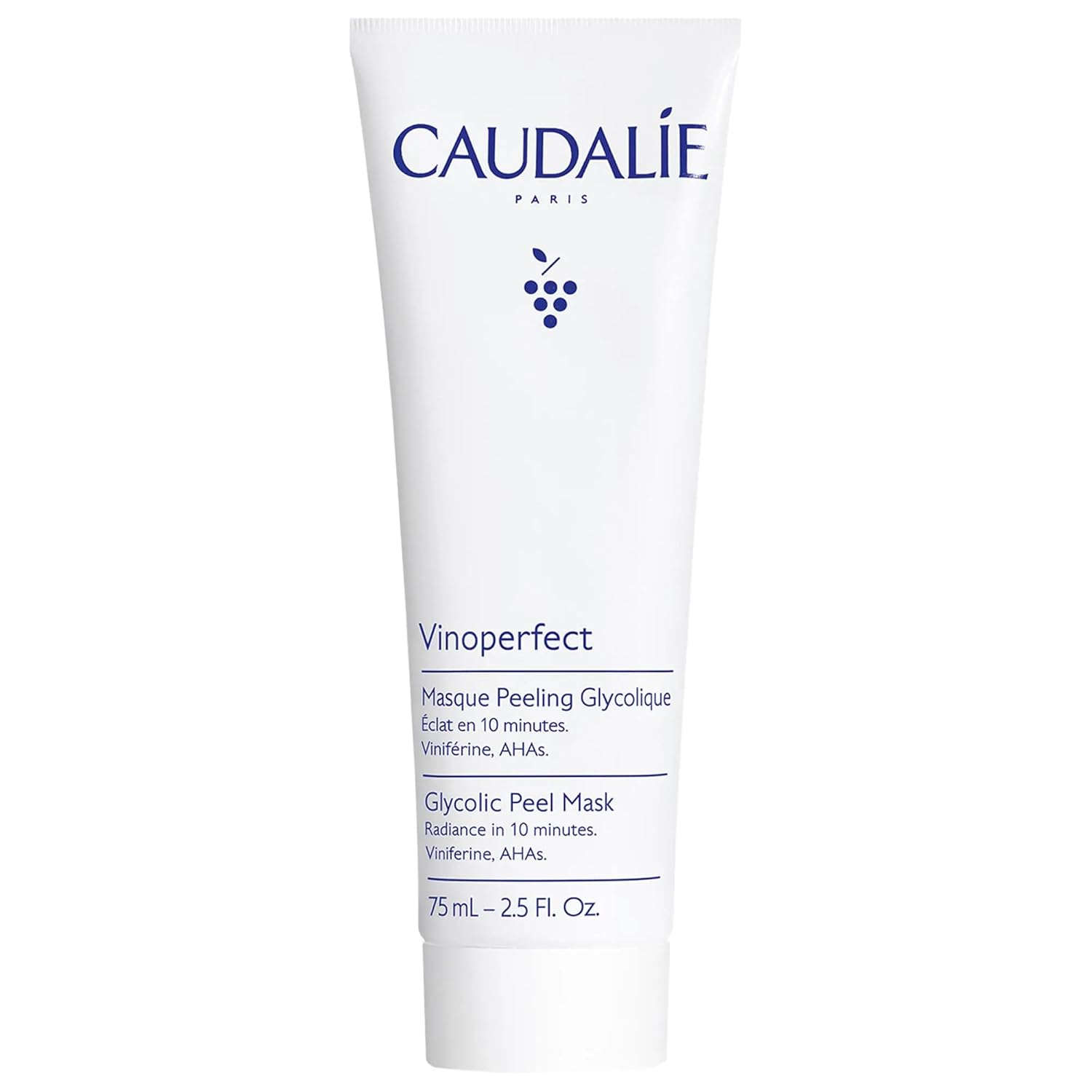 Illuminate Your Skin with Caudalie Viperfect Brightening Glycolic Peel Mask - 75Ml for Radiant, Even Complexion