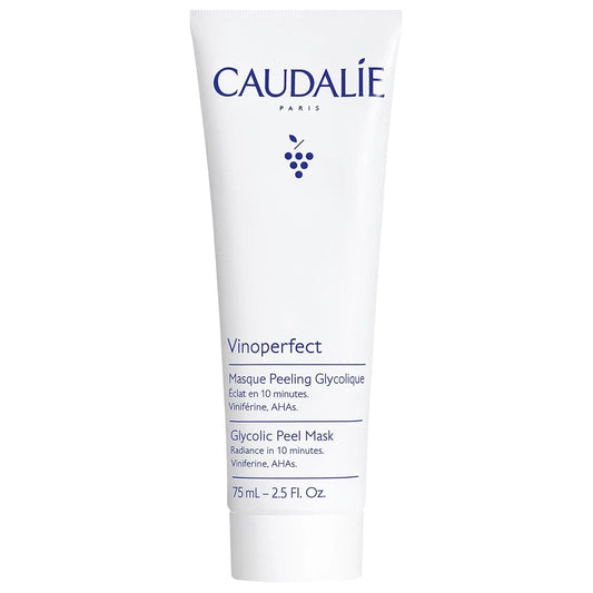 Illuminate Your Skin with Caudalie Viperfect Brightening Glycolic Peel Mask - 75Ml for Radiant, Even Complexion