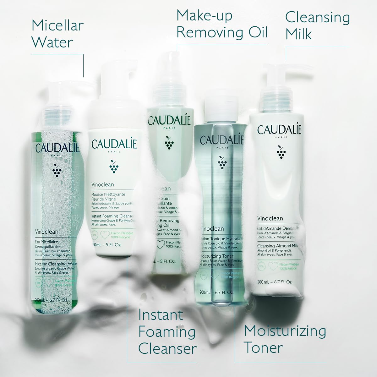 Experience Radiant Skin with Caudalie Viclean Makeup Removing Cleansing Oil - 150 ml