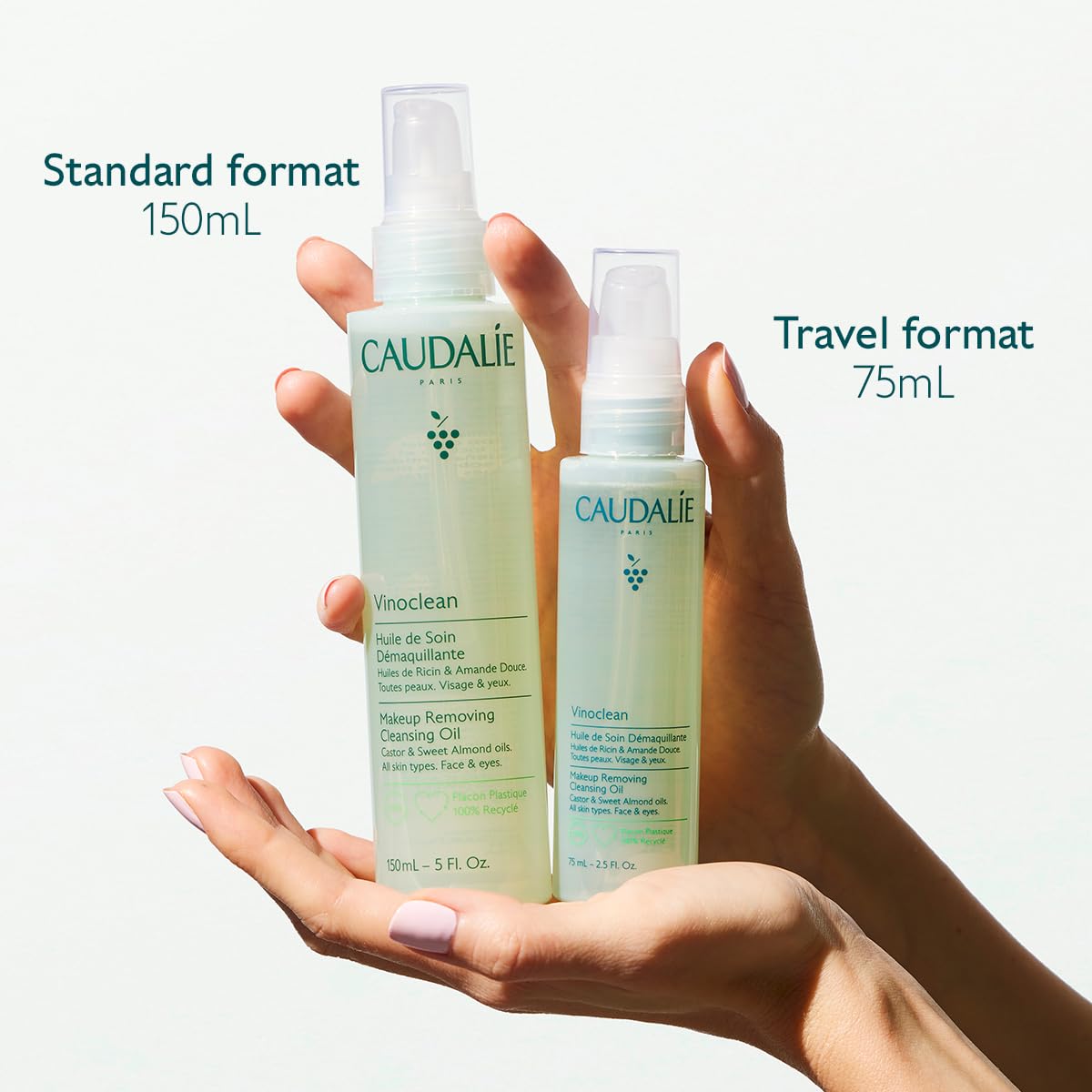 Experience Radiant Skin with Caudalie Viclean Makeup Removing Cleansing Oil - 150 ml