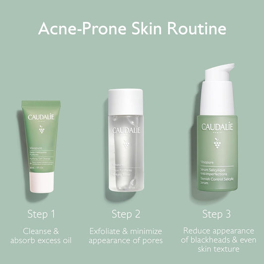 Transform Your Skin with Vinopure Natural Salicylic Acid Pore Minimizing Serum - Includes 2 Travel Size Essentials!