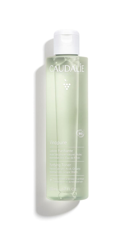 Revitalize Your Skin with Caudalie Vipure Purifying Toner - 200 Ml for a Fresh, Clear Complexion